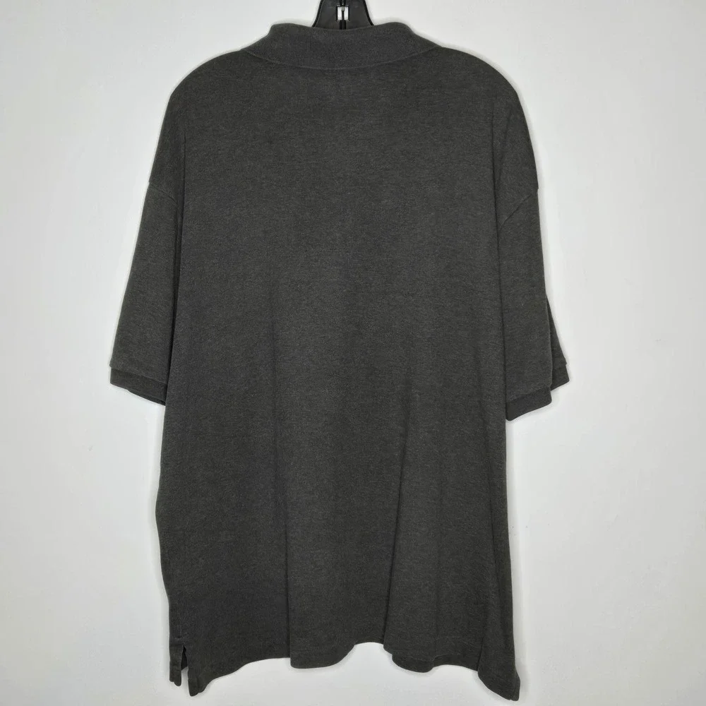 Polo Ralph Lauren Big & Tall 2XB Charcoal Grey Short Sleeve Polo Shirt Red Pony